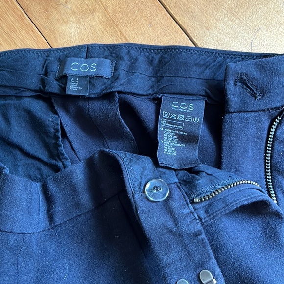 Wide leg navy blue pants - Picture 4 of 4